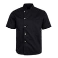thumbnail image 3 of Chaqueta Negra Camisas de Uniformes Cocinas Accesorios de Vestuario - Negro, SG Yinane uniforme de la chaqueta del cocinero, 3 of 8