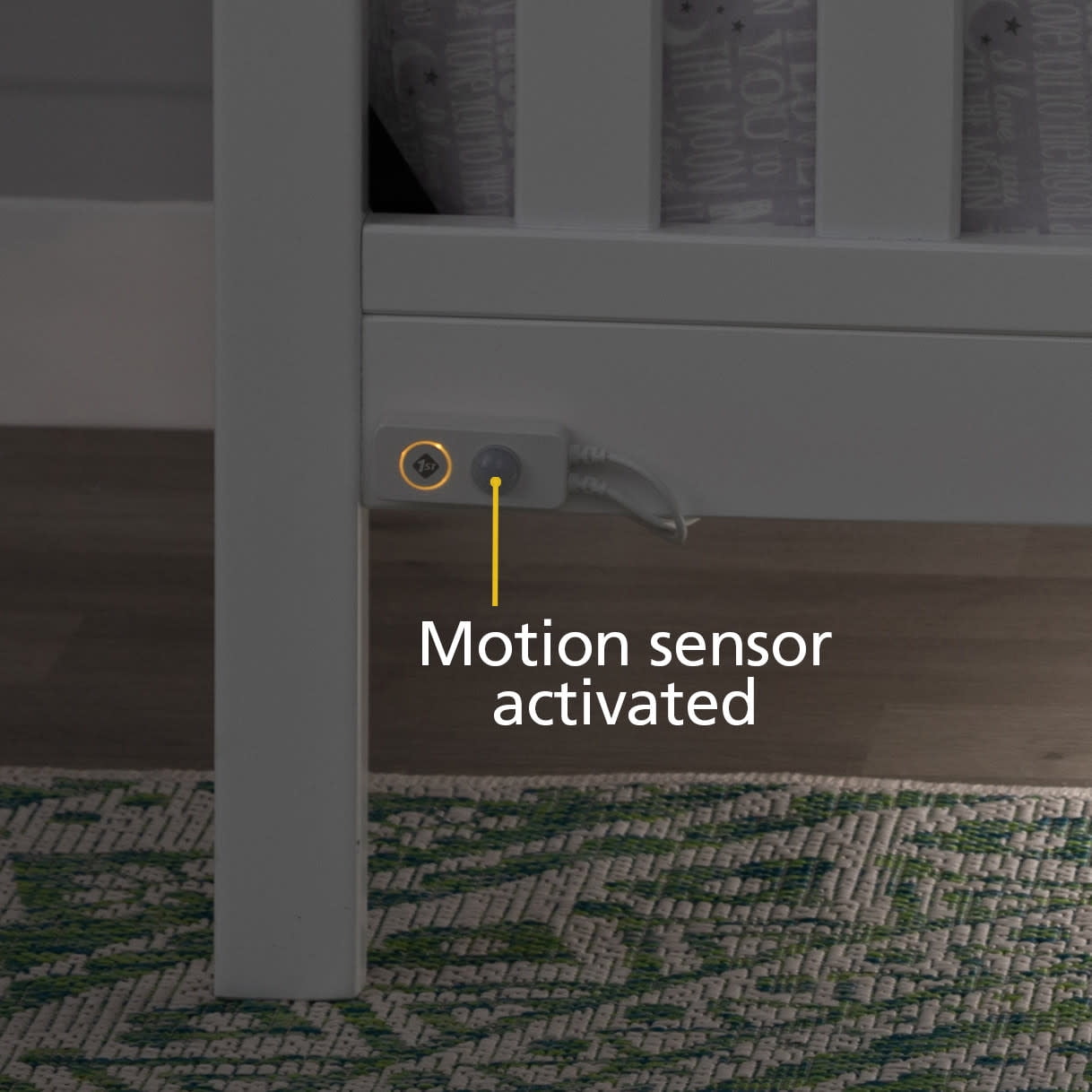 Safety 1st Under Crib Smart Light, White, Toddler