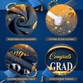 thumbnail image 3 of Navy Blue & Gold Congrats Grad Banner Golden Star Graduation Backdrop Glittery Graduation Display for Graduation Parties Campus Celebrations Photo Shoots, 3 of 8