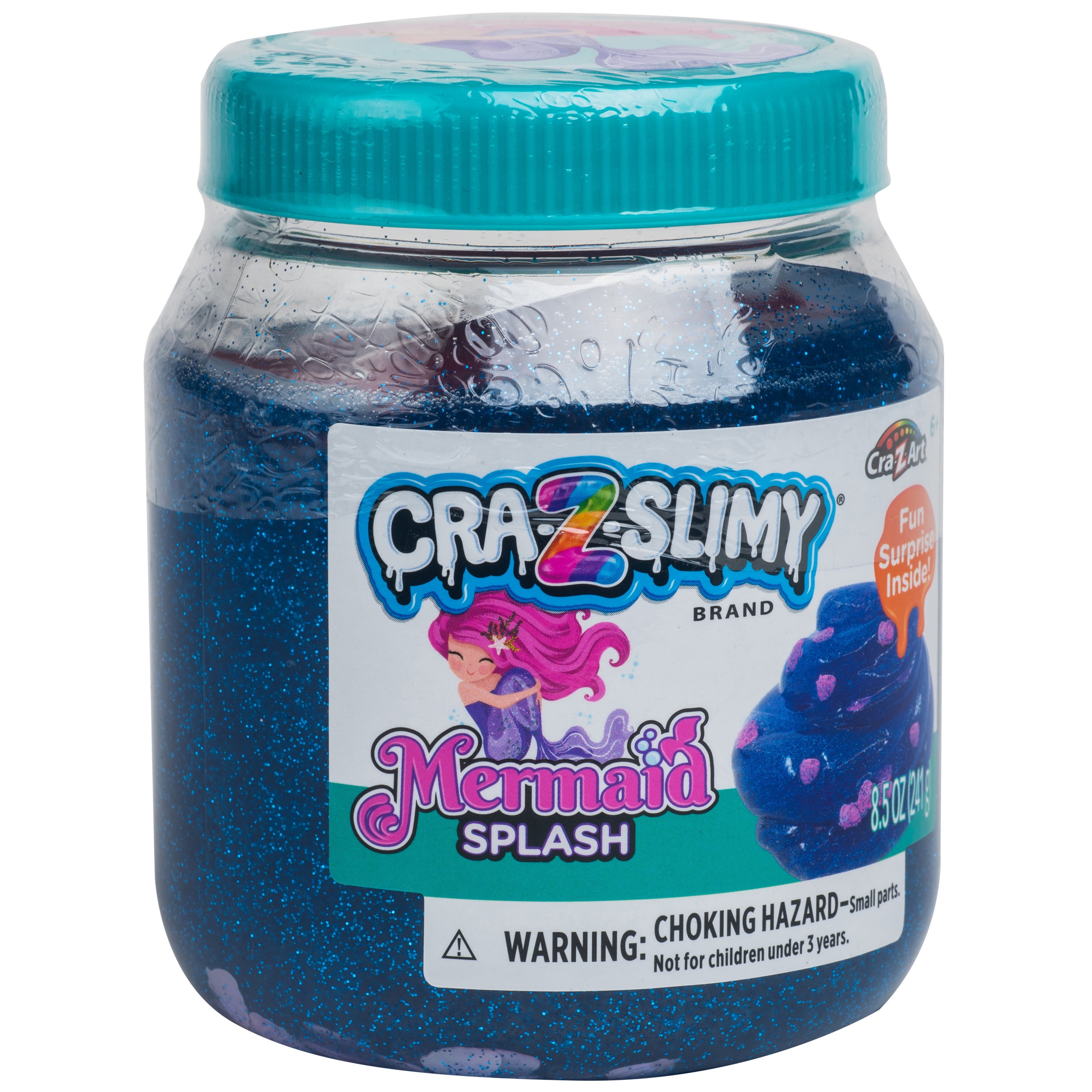 Cra-Z-Art Cra-Z-Slimy Mermaid Splash Surprise Pre-Made Slime, Child Ages 6 and up