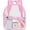Pink, variant on Clear Stadium Backpack 12x6x12 Mini Small Clear Bag Stadium Approved Great for Games Sport Events Festival Concerts,Women Men Unisex