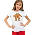 thumbnail image 2 of Christmas Gingerbread Man Unisex Youth T Shirt, 2 of 5