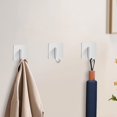 thumbnail image 6 of Kumdkd 2-Pack Stainless Steel Heavy Duty Hooks – Rustproof No-Drill Bathroom & Kitchen Organizers for Towels, Coats, Pots (25lb Capacity, Space Saving Wall Hooks), 6 of 6