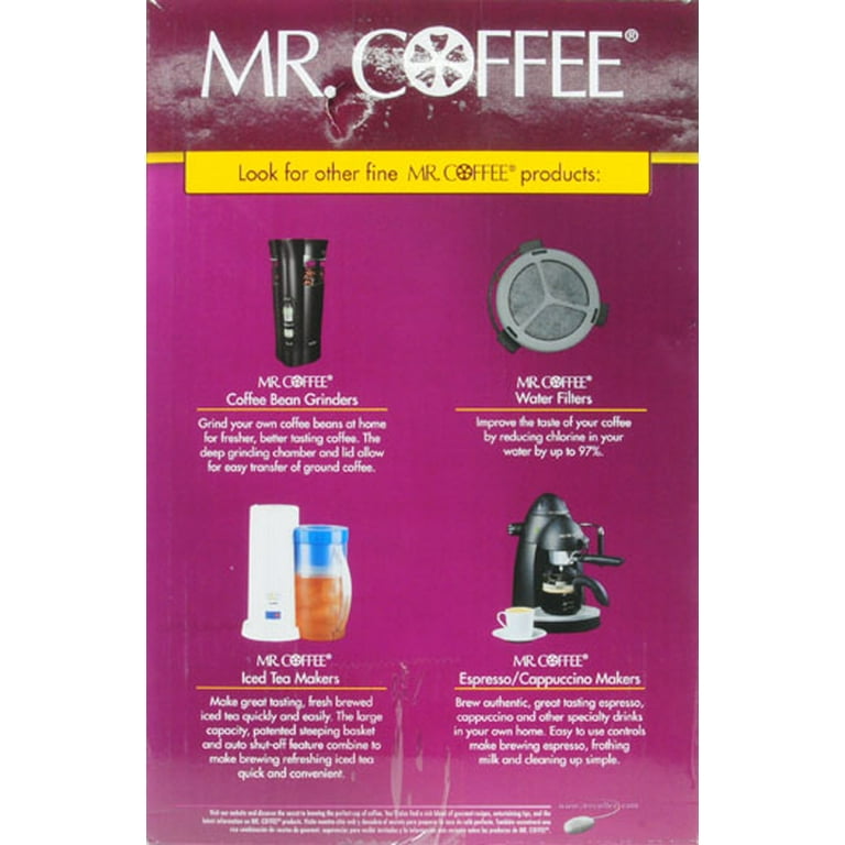 Mr Coffee Instructions