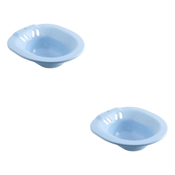 Sonducket Hip Bath for Toilet Seat Bidet Basin Personal for Washing for Adults Azul 2Conjunto