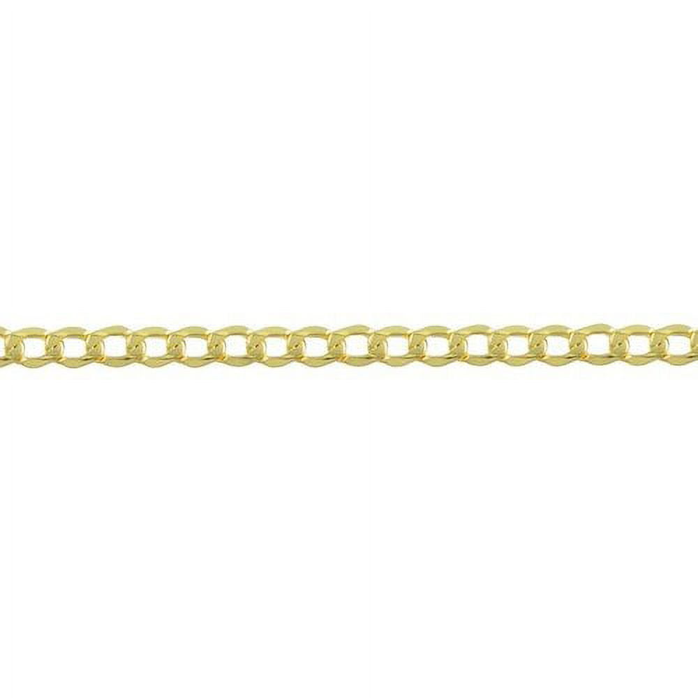 Brilliance Fine Jewelry 10K Yellow Gold Curb Cuban Chain Nec