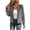 Gray, variant on Yihuala Lightweight Faux Suedes Women's Jackets Long Sleeve Stand Collar Zip Up Loose Fit Casual Outerwear Coat Spring Fall