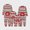 3#Red Gingerbread, variant on PatPat Womens Pajamas Matching Family Christmas Pajamas One Piece Long Sleeve Gingerbread PJs Sleepwear Loungewear for Couples with Socks Women M