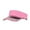 Pink, variant on HJYCHN Transparent Sun Visor Fashion Baseball Cap for Women Solid Color Design Hot Pink One Size