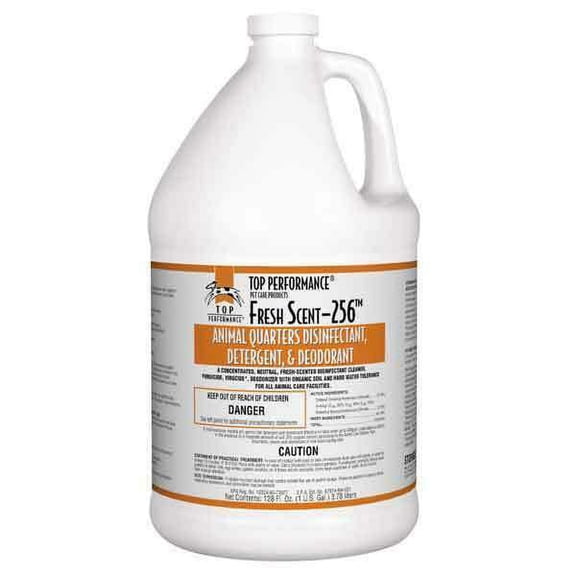 High Concentrate Dog Kennel Disinfectant Deodorant Sanatizing Cleaning Gallon (Fresh Scent)