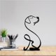 thumbnail image 4 of Cateissary Iron Statue Cute Animal Office Home Decor Ornament Holiday Living Farmhouse Room Festival Party Shelf Fireplace Decoración del hogar No.1, 4 of 6