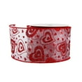 thumbnail image 4 of Tachiuwa Valentines Day Gift Ribbons Heart Ribbon 5Yards Decor 1.5" Wide Gift Wrapping Ribbon for Gift Packaging Scrapbooking Birthday Clear Bottom, 4 of 10
