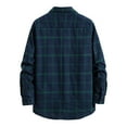 thumbnail image 4 of Men's Plaid Dress Shirts Long sleeve,Plaid Shirts,Flannel Plaid Shirt for Men Regular Fit Button Down Shirts Long Sleeve Casual Button Up Plaid Shirts Tops, 4 of 7