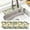 Lemon, variant on Sink Faucet Absorbing Mat, 2 Pack Drying Mat Around Faucet Sink Splash Guard Behind Faucet Sinkmat For Kitchen Bathroom Island Rv 15 * 5.5 Inch (38 * 14 cm)