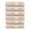 Beige, variant on Bath Towel Sheet Set Soft Cotton Water Absorbent Towel Sheets, Set of 4, Coral