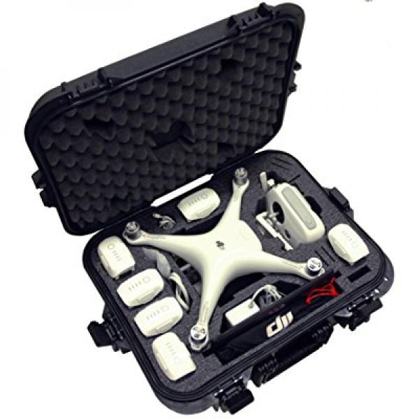 Case Club DJI Phantom 4 Waterproof Compact Drone Case -