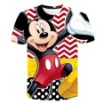 thumbnail image 1 of Ropa para niños, camiseta de manga corta de Mickey Mouse para niños, sudadera para niños, ropa para niños, camisetas de Mickey 3D en 3D, 12T Gao Jinjia LED, 1 of 2