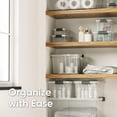 thumbnail image 5 of Superio Clear Plastic Storage Bin with Lid,Non-Toxic, BPA Free, Odor Free, Organizer Storage Box, Stackable Plastic Tote for Home, Garage, School, and Office, X-Small, 3.5 Quart, 2 Pack, 5 of 9