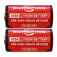 thumbnail image 1 of Baterías SureFire SF2-CB 123A de litio 3 V, paquete de 2, 1 of 2