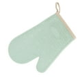 thumbnail image 6 of Silicone Oven Mitt High Temperature Resistant Waterproof Slip Proof Kitchen Baking Glove with Cotton Liner Green, 6 of 8