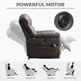 thumbnail image 4 of Bonzy Home 2 Pack Large Power Lift Chair Recliner for Elderly, Heavy Duty Electric Lift Recliner with Massage, for tall men, Gray, 4 of 7