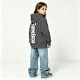 thumbnail image 5 of Bigetiay Girls City Print Pullover Hoodie Long Sleeve Warm Outdoor Casual Sweatshirt for Fall Winter 9-10 Years, 5 of 9