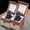 Black, variant on Real Stone Foo Dogs Statues Pair - Fu Dogs Lion Beijing Lions Sculpture, Ward Off Evil Energy with Authentic Housewarming Congratulatory Gift