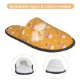 thumbnail image 3 of KLL Cute Popcorn Slippers for Women Men House Slip on Indoor Outdoor Bedroom Furry Fleece Lined Ladies Comfy Anti-Skid Rubber Hard Sole-Large, 3 of 8