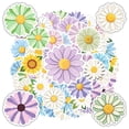 thumbnail image 4 of 35pcs-70pcs Floral Stickers Daisy Stationery Stickers Colorful Nature Kids Stickers for Suitcase Laptop Notebooks, 4 of 9