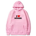 thumbnail image 2 of I Love Sombr Hoodies The Late Nights And Young Romance Tour Merch Women Men Long Sleeve Sweatshirts, 2 of 7