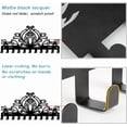 thumbnail image 4 of Llavero de metal con forma de flor de loto, decorativo, con 11 ganchos, organizador de llaves para pared, decoración de cocina, colgador de llaves y correa para perro., 4 of 9