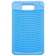 thumbnail image 1 of Non-slip Washing Washboard Plastic Home Washing Scrubbing Board Creative Laundry Washboard for Home (Blue), 1 of 9