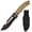 Black, variant on WEYLAND Survival Knife, 10.75-Inch Full Tang Fixed Blade, Tanto Point with Nylon Belt Sheath