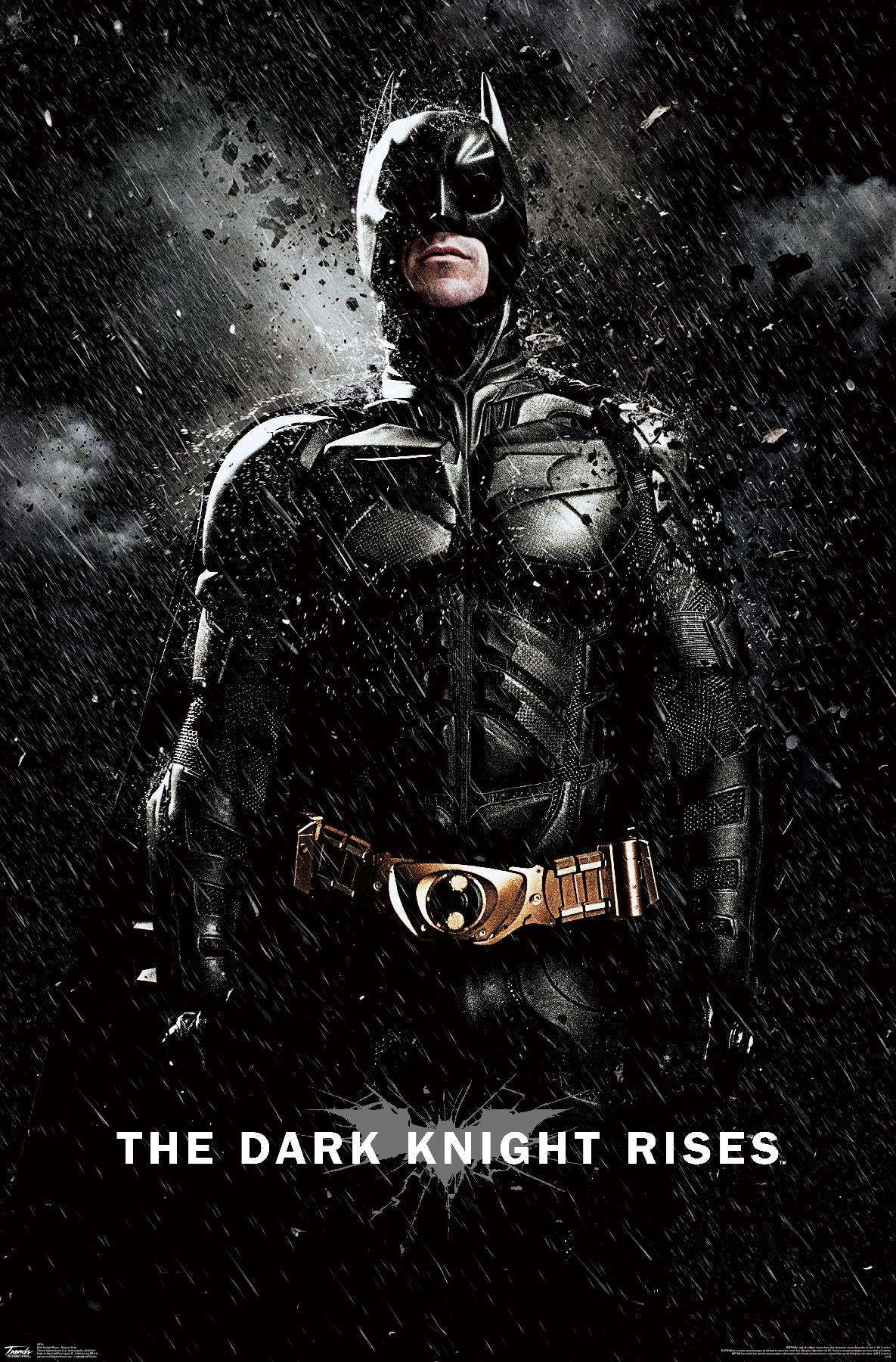 DC Comics Movie - The Dark Knight Rises - Batman Rain Wall Poster, 