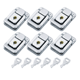 thumbnail image 1 of 6 Chapa Broche Para Maletines Cajas Instrumentales Con Llave, 1 of 5