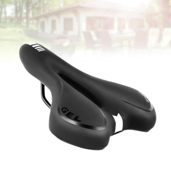 WHAMVOX Bicycle Seat Comfortable Bike Seat 27.5X15.5cm Black