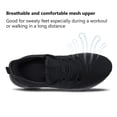thumbnail image 4 of Zapatillas WYGRQBN para correr a la moda para mujer, negras, talla 38, 4 of 7