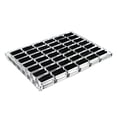 thumbnail image 4 of Rings Display Tray Holder Box Acrylic Velvet Holds 42 Rings Organizer Holder Black, 4 of 8