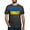 Dark Heather, variant on CafePress - Flag Of Ukraine T Shirt - Mens Tri-blend T-Shirt