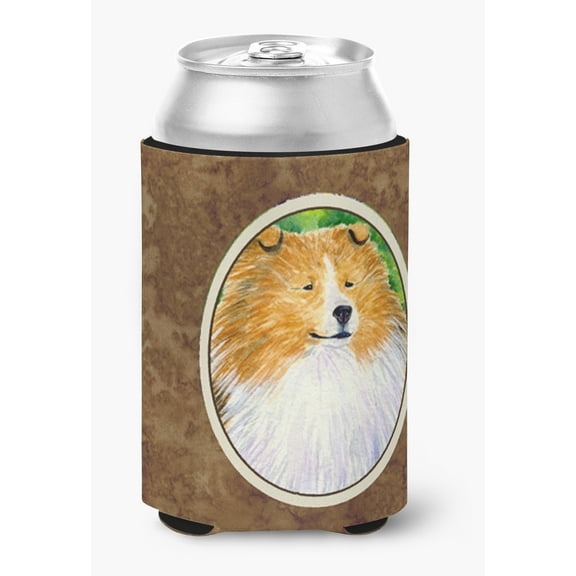 Caroline's Treasures SS1003CC Sheltie Can or Bottle Hugger, Can Hugger, multicolor
