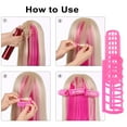 thumbnail image 5 of Amdohai Curlers Rouleaux à Cheveux pour Coiffure Coiffure Bricolage Outil de Bouclage 12 Pcs, 5 of 5