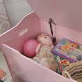 thumbnail image 6 of KidKraft KidKraft Austin Wooden Toy Box/Bench with Safety Hinged Lid - Pink, 6 of 6