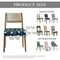 thumbnail image 6 of SEANATIVE Christmas Tree Chair Seat Covers Set of 2 Elastic Chair Covers for Dining Chairs Xmas Decor Armless Dining Chair Slipcover Cover Dining Stool Covers for Kitchen Dining Room Chairs, 6 of 7