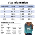 thumbnail image 3 of OIOLOYJM 3/4 Sleeve Blouses for Women Casual Solid Color Tee Shirts Fashion Loose V Neck Tops Business Clothes #Gray001 M, 3 of 7