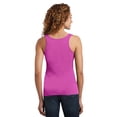 thumbnail image 2 of Mini Rib Racerback Tank by District Made ( DM403 ), Pink Raspberry, XS, 2 of 4