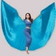 thumbnail image 2 of Bewildely Ala de danza del vientre de 360 ​​grados con palo telescópico Disfraces para adultos Mujer Profesional Espectáculos de Halloween Festivales Kits de decoración para fiestas lago azul Bewildely HA083921-07, 2 of 6