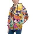 thumbnail image 2 of Super Kitties Hoodie 3D Print Pullover Hooded Long Sleeve Sweatshirts Tops Blouse with Pocket for Boys Girls Medium, 2 of 8