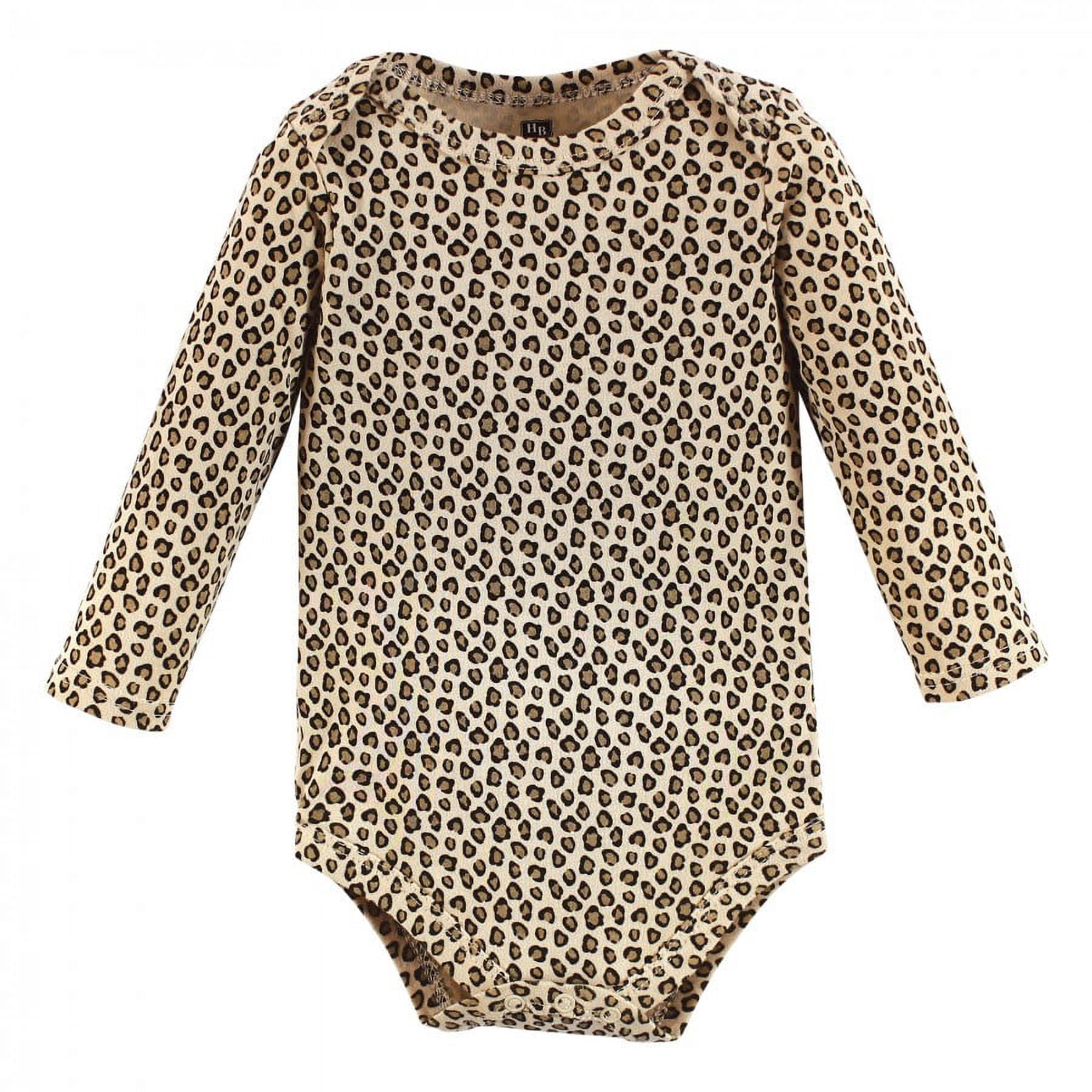 Hudson Baby Cotton Long-Sleeve Bodysuits, 5-Pack, Newborn- 24 Months