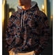 thumbnail image 3 of Mens Urban Ethnic Hoodie Fashion Printed Long Sleeve Loose Sweatshirt Trendy Hip Hop Pullover Active Streetwear, 3 of 5
