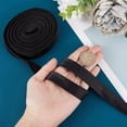 thumbnail image 3 of 1pc Stain Ribbon Piping Strips for Clothing Decoration Black 3/4 inch(19mm) about 3.83 Yards(3.5m)/pc, 3 of 7